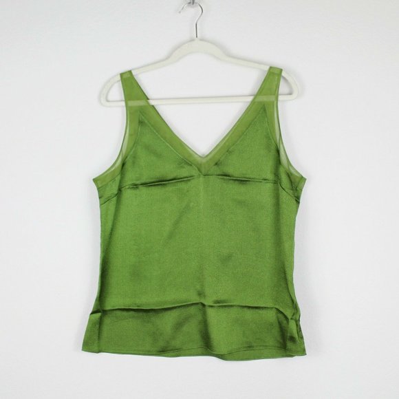 NWT Ted Baker Mesh Satin Tank Top - Picture 2 of 12